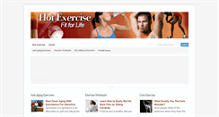 Desktop Screenshot of hotexercise.com